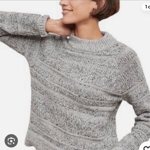 Send Worn Kept metallic thread sweater
